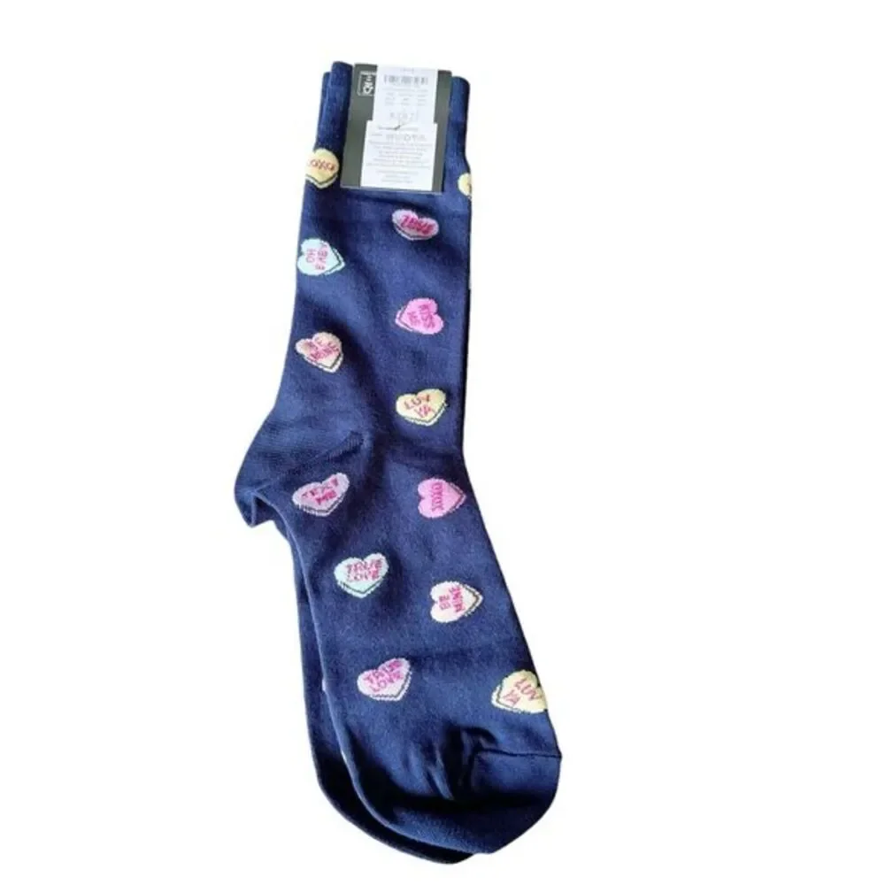 J.Crew Mens Candy Socks Blue One Size Office Casual Preppy Modern Style BL667